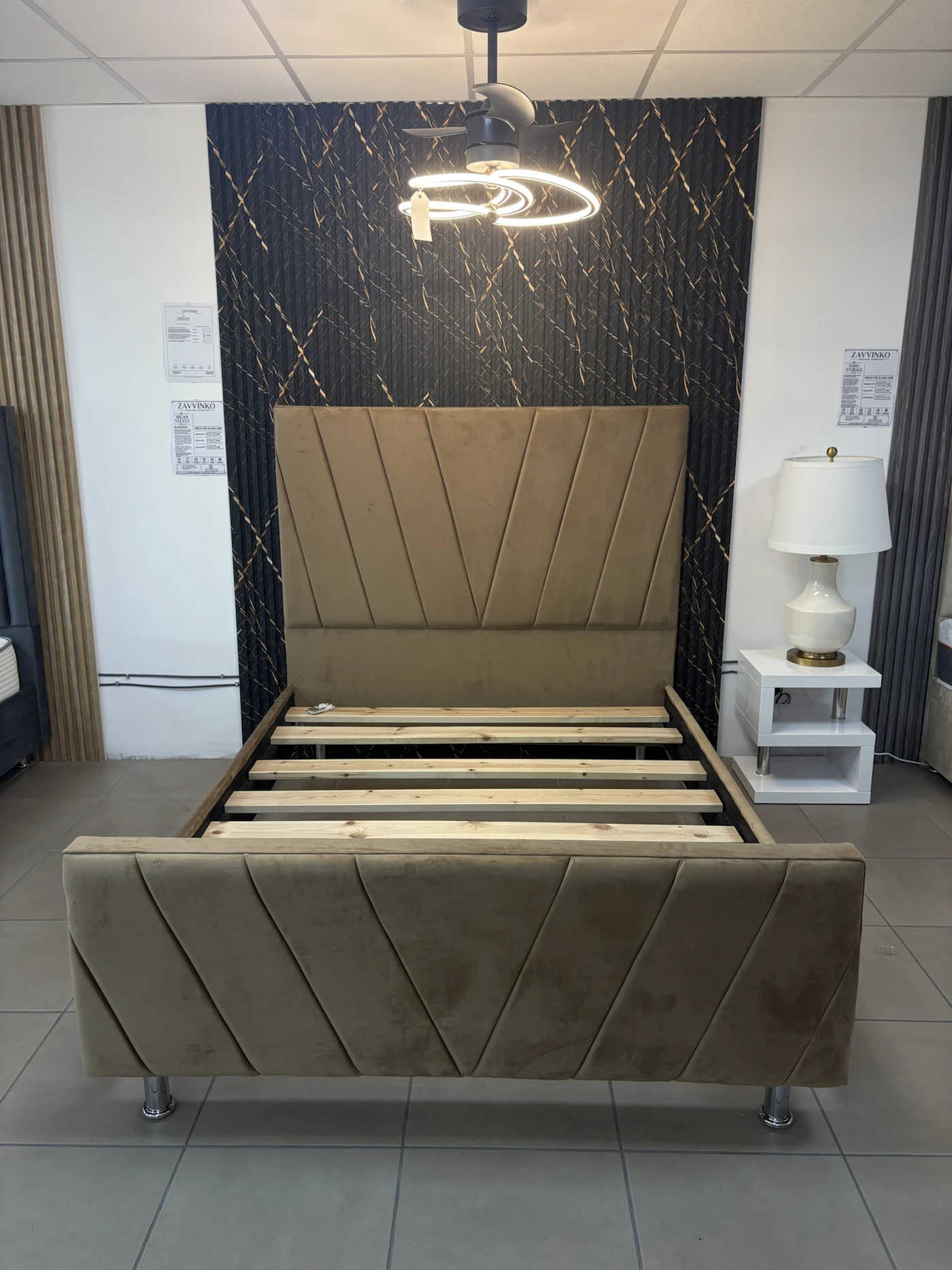 Chevron Panel Bed