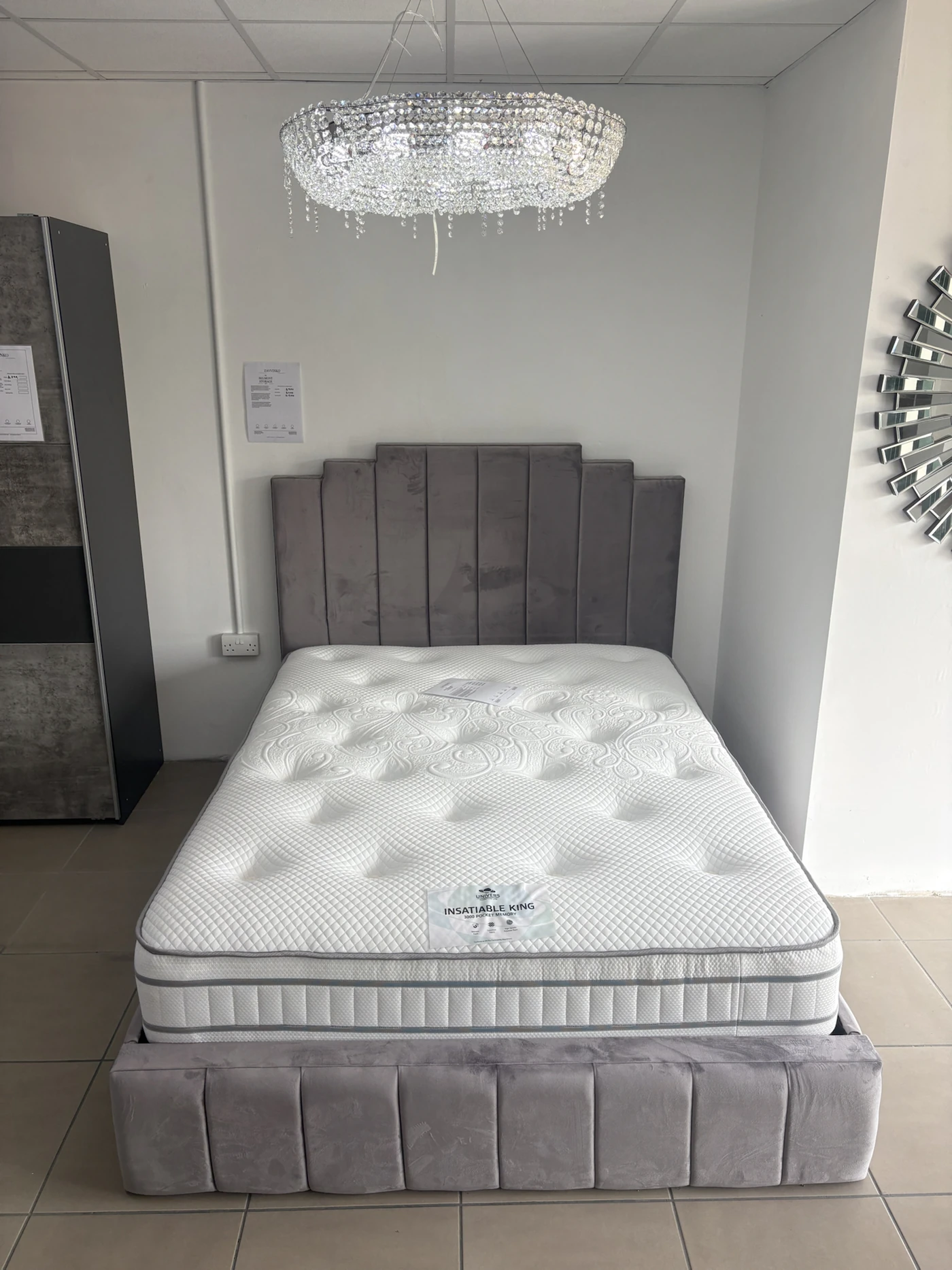 Curved Headboard Bed