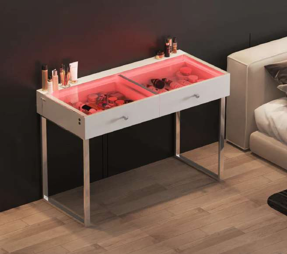 Alice Vanity Desk with 2 Drawers