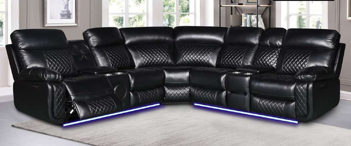 Durban Leather Recliner Sofa
