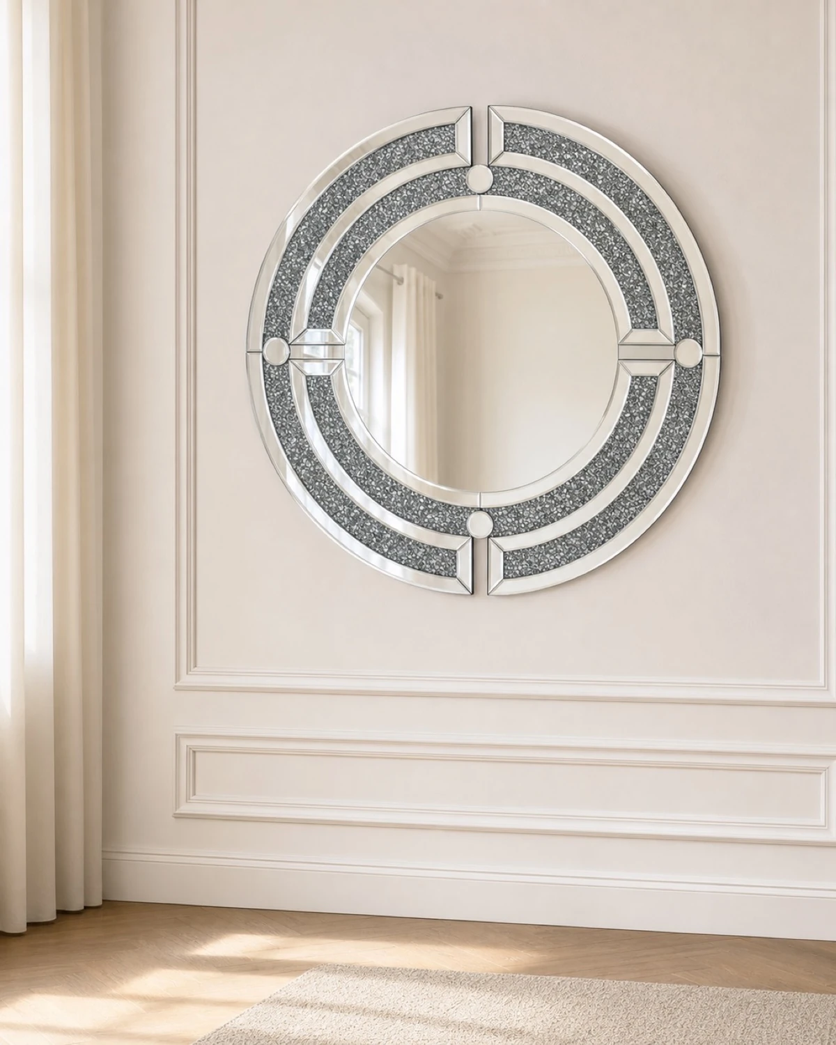 Gorgeous Circular Wall Mirror 90cm
