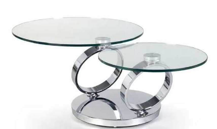 Infinity Round Swivel Coffee Table