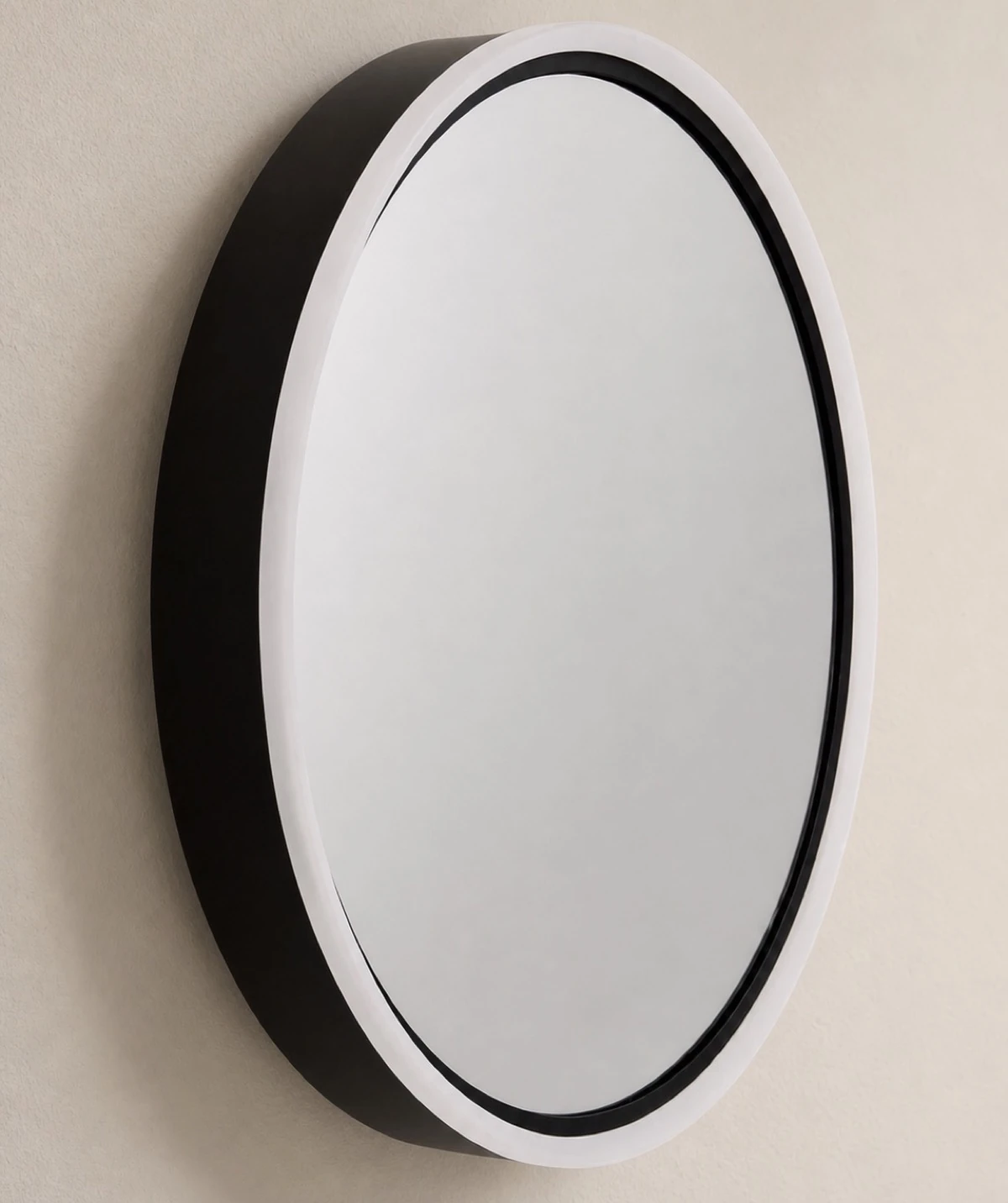 Round LED Ceiling Light Black
