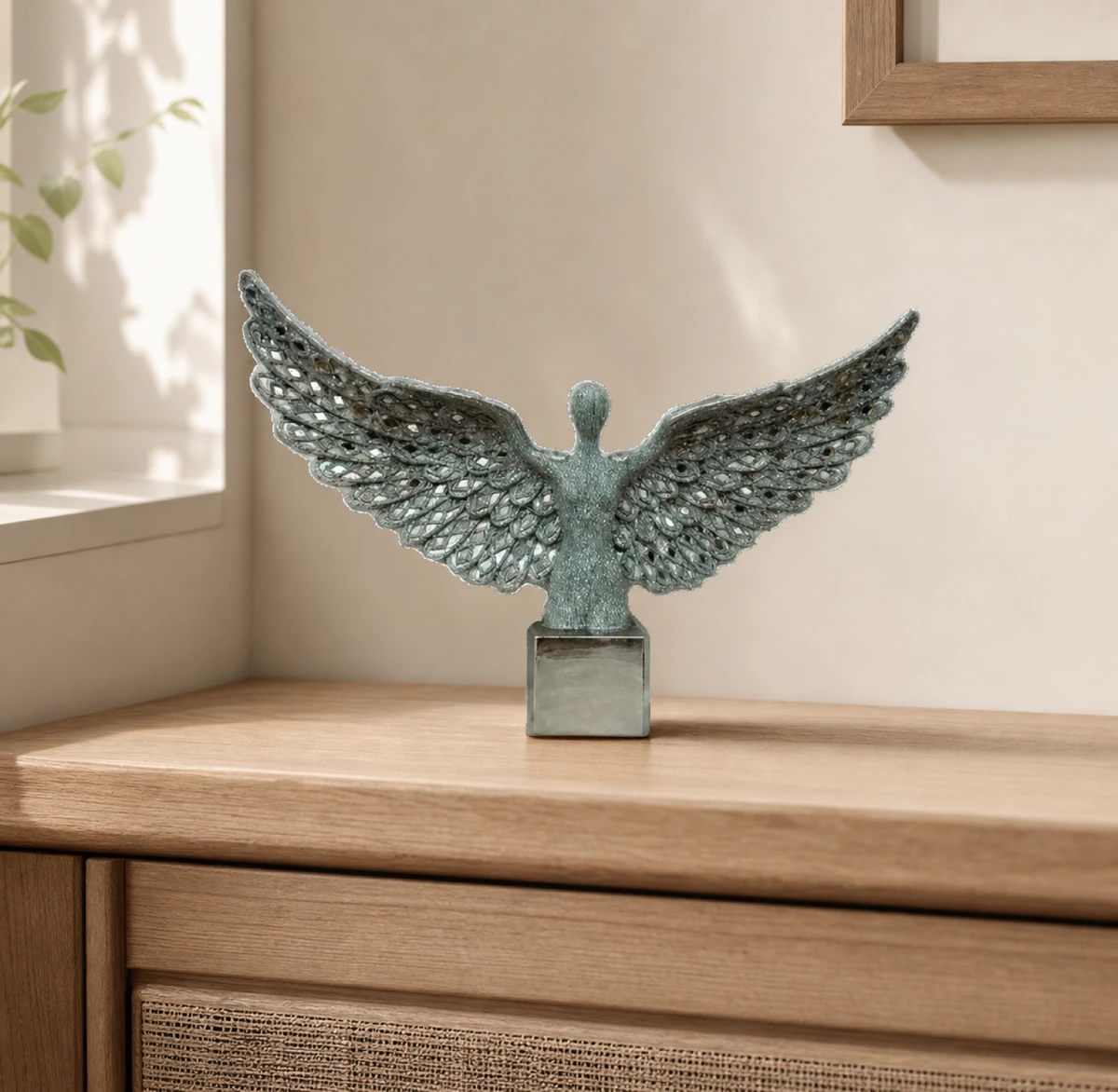 Silver Mosaic Angel