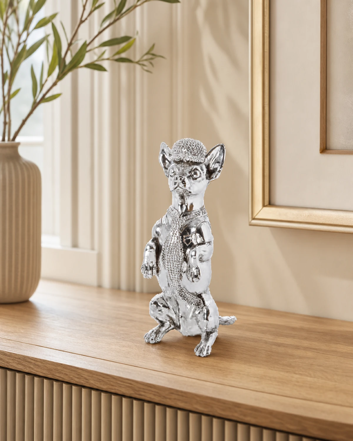 Silver Standing Chihuahua