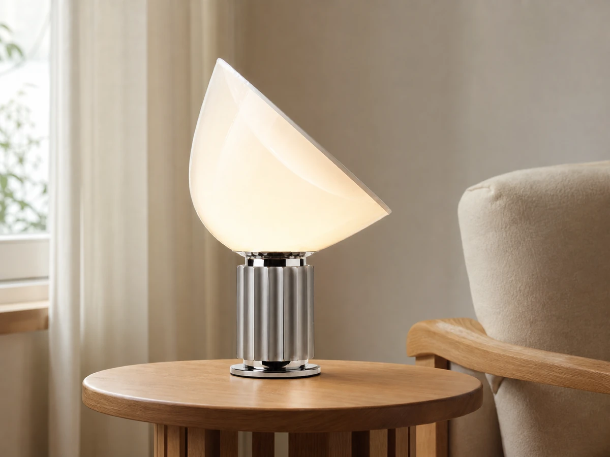 Taccia Style Table Lamp Silver