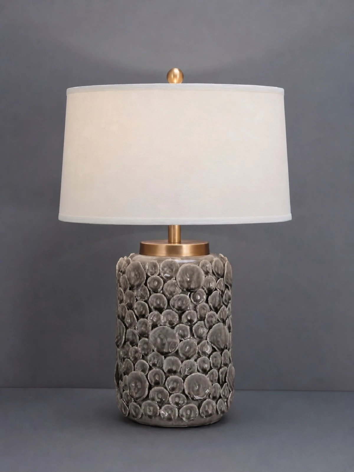 Textured Stone Table Lamp