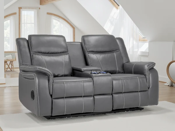 Galaxy Tech Electric Recliner Leather, view 3