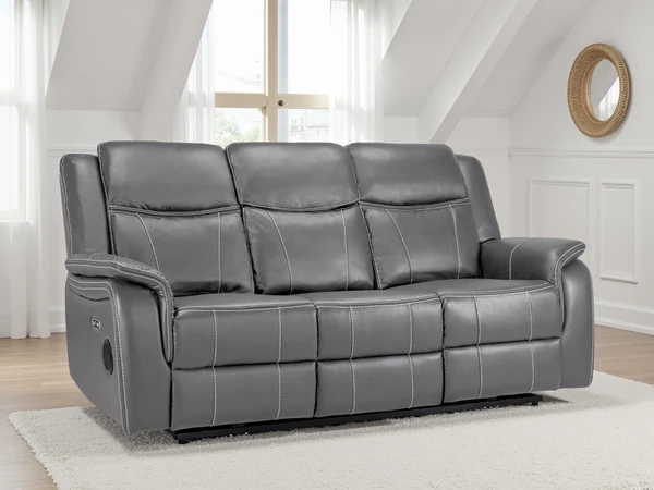 Galaxy Tech Electric Recliner Leather, view 5