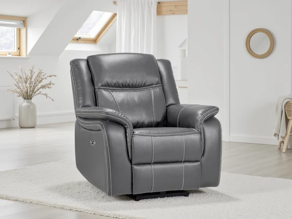 Galaxy Tech Electric Recliner Leather