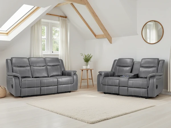 Galaxy Tech Electric Recliner Sofa, view 6