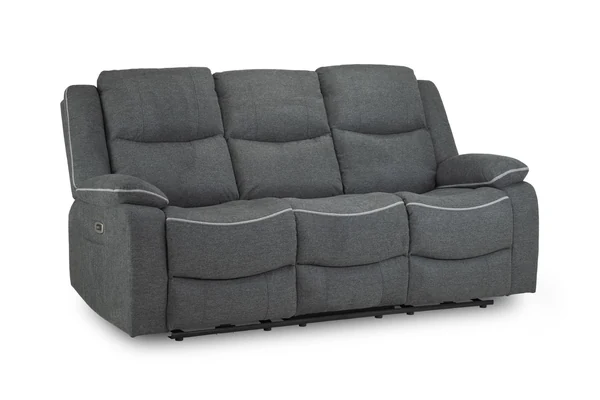 Harald Electric Recliner Sofa Graphite, view 2