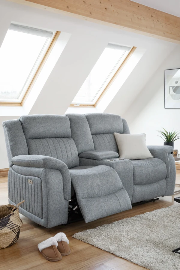 Linden Electric Recliner Sofa, view 3