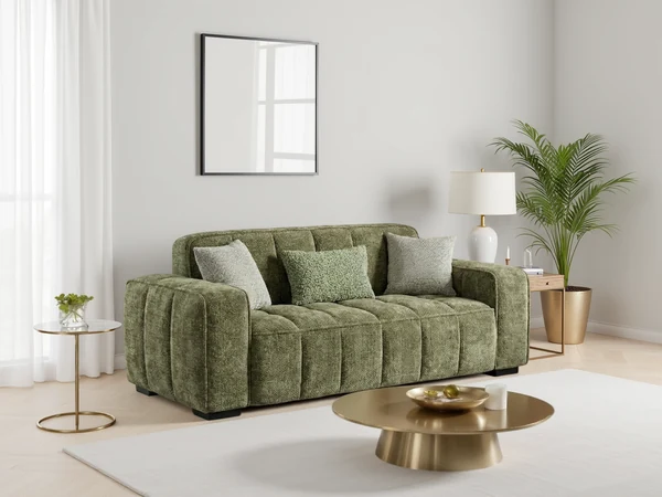 Paris Sofa Olive, view 4