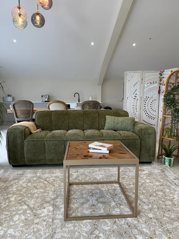 Paris Sofa Olive, view 6