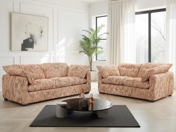 Quetta Sofa Rust/, view 3