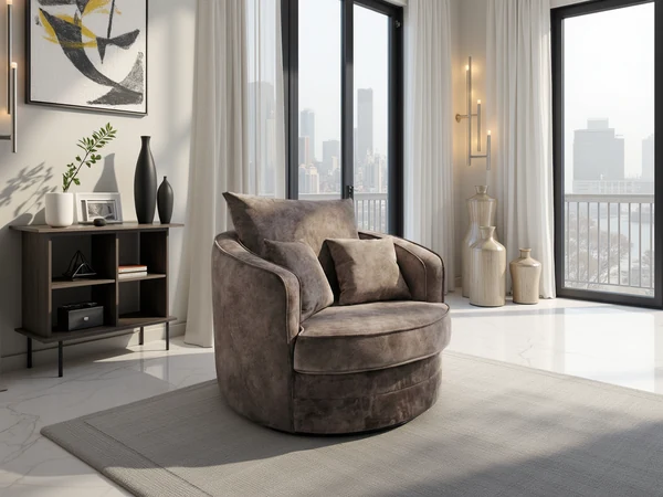 Serena Sofa Swivel Chair, view 2