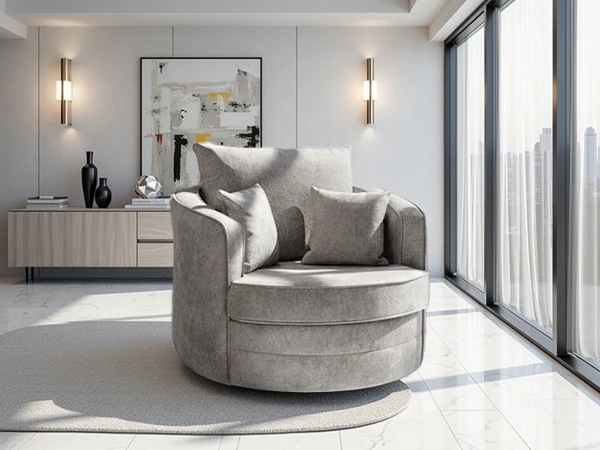 Serena Sofa Swivel Chair, view 3