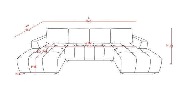 Shanghai Luxury Sofabed, view 5