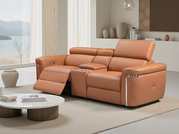 Somerville Electric Recliner Sofa Tan