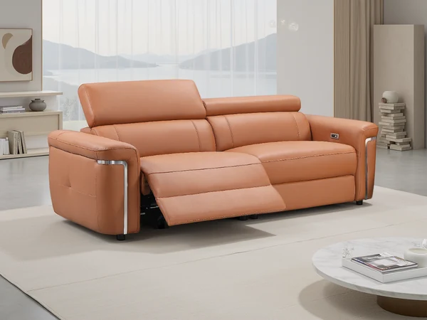 Somerville Electric Recliner Sofa Tan, view 2