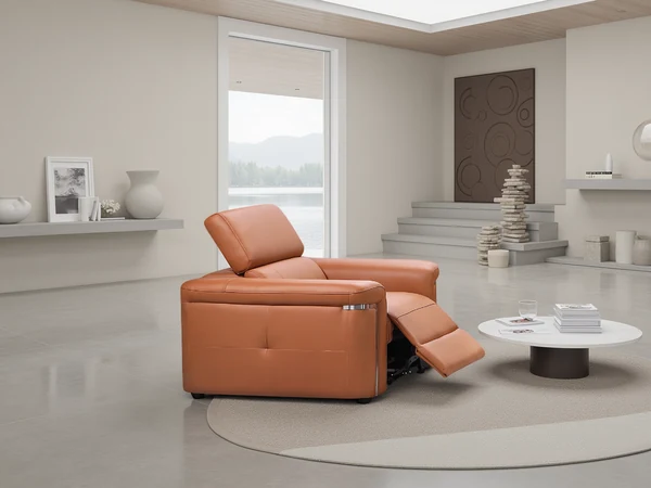 Somerville Electric Recliner Sofa Tan, view 3